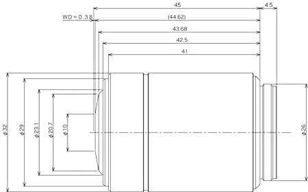 MPLN50xBD 尺寸圖