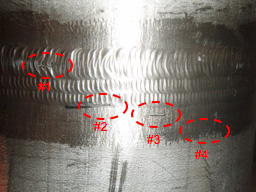 Picture of the stainless steel weld sample