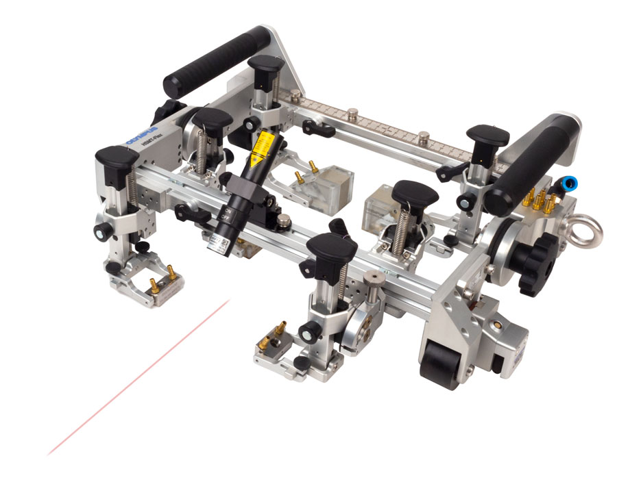 HSMT-Flex Scanner für Rundschweißnähte mit Laserführung für PAUT- und TOFD-Rohrprüfungen in Umfangsrichtung