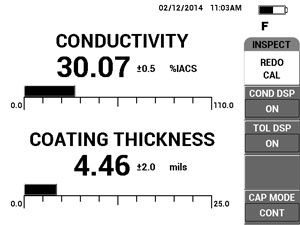 Mesure de conductivité et d’épaisseur du revêtement (600C, 600S et 600D)