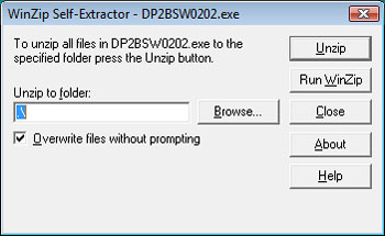 DP2-BSW install extractor start