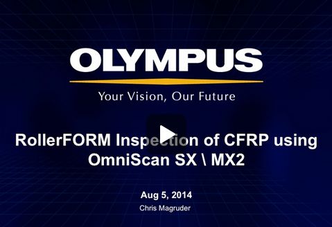 Webinar - Fast Immersion-free CFRP Inspection using the new Olympus Phased Array Wheel Probe